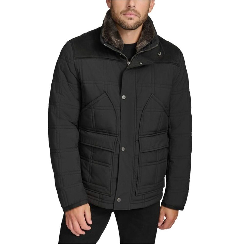 Andrew Marc Mens Brampton Snap-Front Field Jacket, NWT